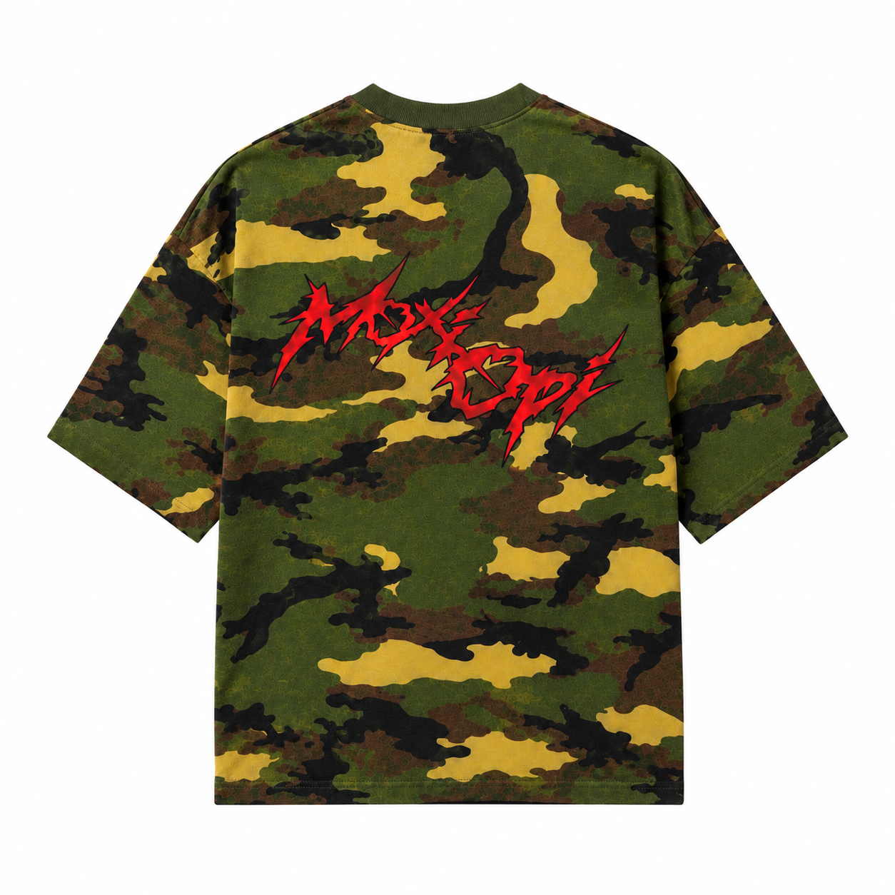 MOXI OPI CAMO T-SHIRT — Woodland Camo