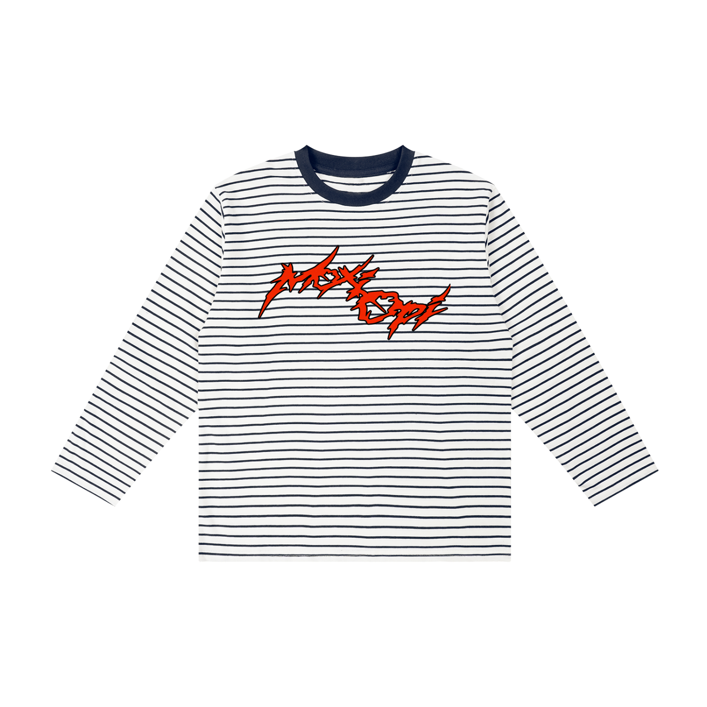 MOXI OPI KIDS STRIPED LONG SLEEVE — White